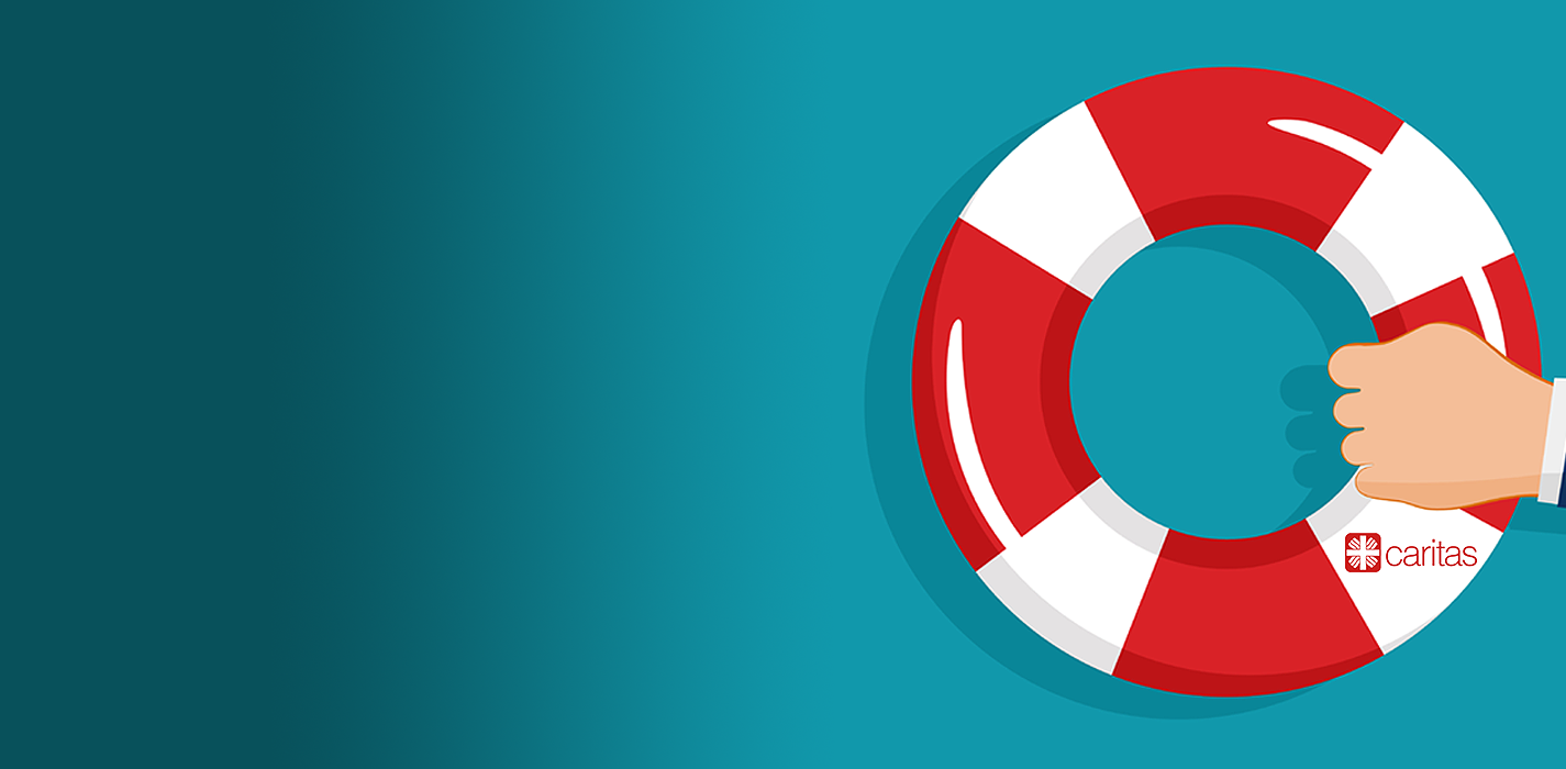 <span class='first'>KRISENFEST</span><span class='second'>Der Krisenleitfaden der Caritas</span>