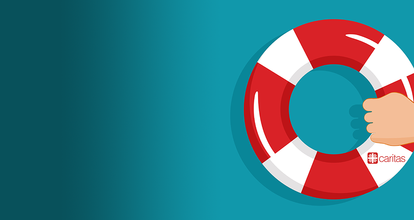 <span class='first'>KRISENFEST</span><span class='second'>Der Krisenleitfaden der Caritas</span>