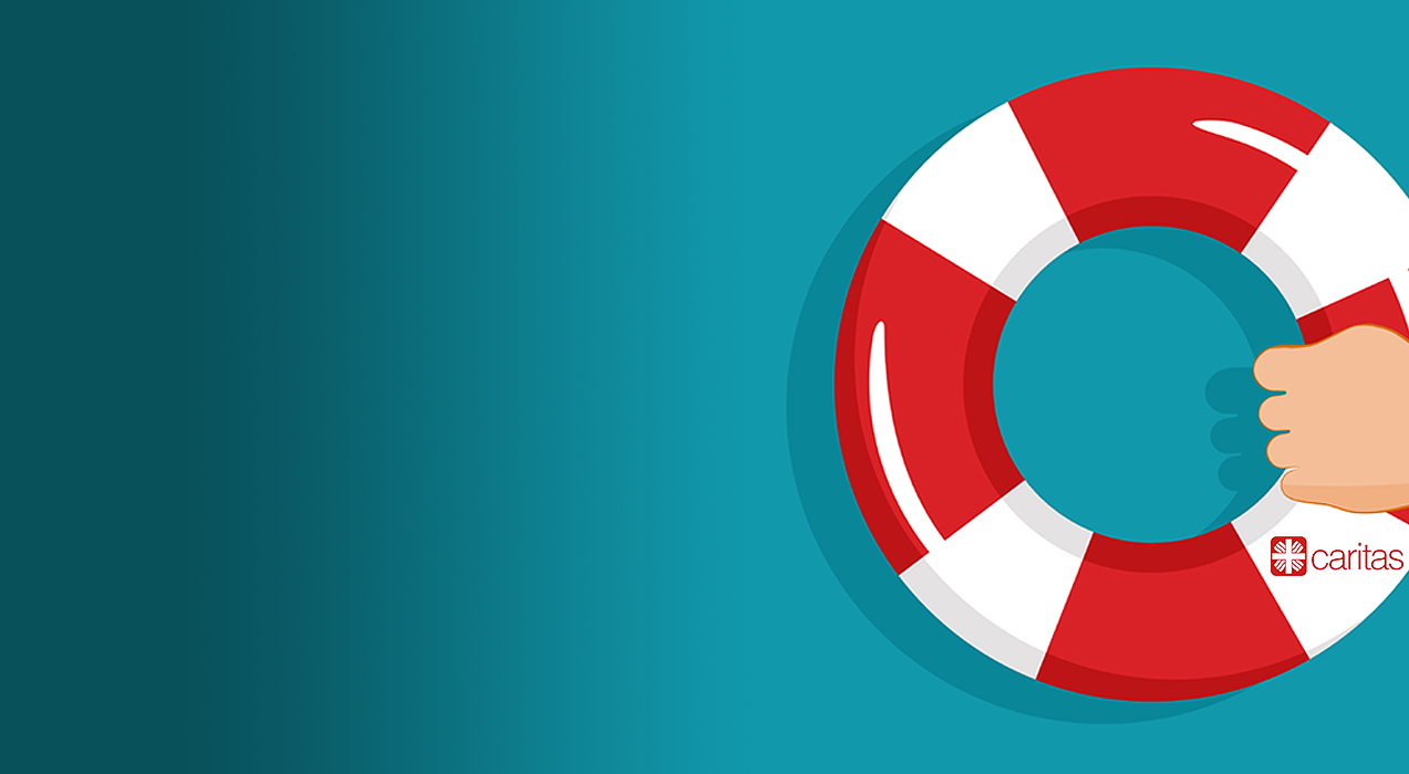 <span class='first'>KRISENFEST</span><span class='second'>Der Krisenleitfaden der Caritas</span>
